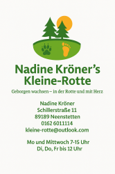 Nadine Kröner`s  Kleine-Rotte - Kindertagespflege Neenstetten